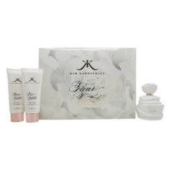 Kim Kardashian Fleur Fatale Confezione Regalo 100 Ml Edp + 100 Ml Lozione Corpo + 100 Ml Bagnodoccia Donna