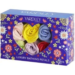 Yardley Luxury Bathing Petals Christmas Confezione Regalo 6 X 8 G Petali Da Bagno