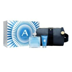 AZZARO CHROME Cofanetto Regalo Eau De Toilette 30ml Hair And Body Shampoo 50ml Pochet