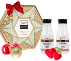 AQUOLINA KIT ORIGAMI COCO COCCO CONFEZIONE REGALO Bagno Doccia 250 Ml + Latte Corpo 250 Ml