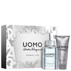 SALVATORE FERRAGAMO KIT COFANETTO REGALO Casual Life Eau De Toilette 50ml + Docciashampo 100ml