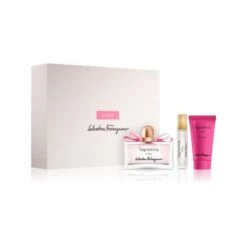 SALVATORE FERRAGAMO KIT CONFEZIONE REGALO Cofanetto Signorina In Fiore Eau De Toilette 100 Ml + Crema Corpo 50 Ml + Miniatura 10 Ml