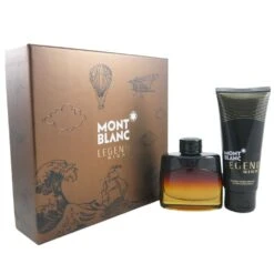 MONTBLANC BOX LEGEND NIGHT KIT CONFEZIONE REGALO Eau De Parfum Vapo 50ml + After Shave Balm 100ml