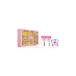 VERSACE Bright Crystal Cofanetto KIT REGALO Eau De Toilette 30ml + Body Lotion 50ml + Bath & Shower Gel 50ml