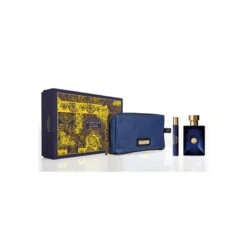 VERSACE Dylan Blue Kit REGALO Eau De Toilette Uomo 100ml + Eau De Toilette Travel Spray 10ml + Pochette