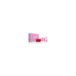 MOSCHINO Cofanetto Regalo KIT Fresh Couture Pink Eau De Toilette Donna 100ml + Lozione Corpo 100m + Gel Bagnodoccia 100ml + Portachiavi Rosso