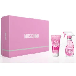 MOSCHINO Cofanetto Pink Fresh DONNA REGALO KIT Fresh Couture Eau De Toilette 30 Ml + Body Lotion 50 Ml