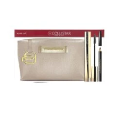 COLLISTAR Cofanetto KIT REGALO Mascara Infinito Extra Black + Matita Nera + Pochette Beige