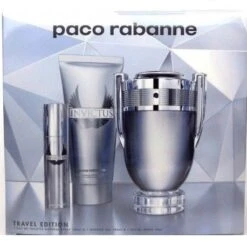 Paco Rabanne Invictus Confezione Regalo 100 Ml Edt + 100 Ml Docciashampoo + 5 Ml Edt Uomo