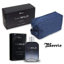 MORRIS The Wild Man KIT CONFEZIONE REGALO Eau De Toilette 100 Ml + Pochette