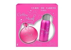 Ulric De Varens Cotton Musk Original Donna KIT CONFEZIONE REGALO Eau De Parfum 50 Ml + Deodorante Antitraspirante 125 Ml