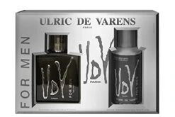 Ulric De Varens BLACK KIT Uomo CONFEZIONE REGALO Eau De Parfum 100 Ml + Deodorante Antitraspirante 150ml