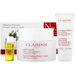 Clarins Lift Fermete Confezione Regalo 200 Ml Body Shaping Cream + 30 Ml Body Exfoliator + 10 Ml Body Oil