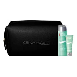 BIOTHERM Homme Cofanetto Aquapower Gel Doccia 75ml + Crema Idratante 75ml + Pochette Cruciani Nera