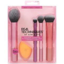 Real Techniques Everyday Essentials Make-Up Brush Set 5 Penneli Make Up