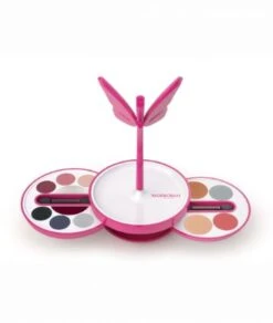 DEBORAH TROUSSE DESIGN KIT LA FARFALLA 03 OMBRETTO ALLOVER FARD TERRA CIPRIA GLOSS APPLICATORI