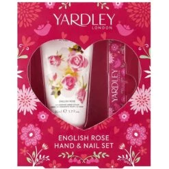 Cofanetto Regalo Donna Yardley London English Rose Crema Mani + Lima Per Unghie