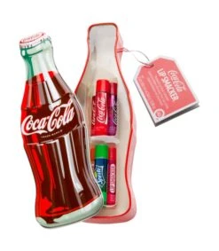 Lip Smacker Coca Cola Mix Kit Di Cosmetici III 48554 Set Di 6 Lucidalabbra Aromatizzati In Confezione Di Latta A Forma Di Bottiglia