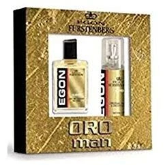 Egon Furstenberg Oro Confezione Regalo 100 Ml Edt + 100 Ml Deodorante Spray Profumato Uomo