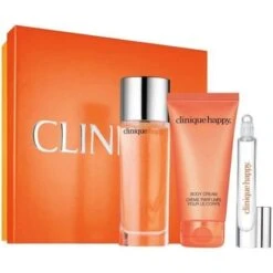 Clinique Happy Confezione Regalo 50 Ml Edp + 75 Ml Lozione Corpo + 10 Ml Edp Donna