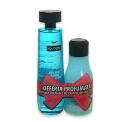 AQUOLINA KIT REGALO Profumo Corpo 100 Ml + Bagnoschiuma 125 Ml Zucchero A Velo