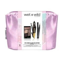 WET N WILDE KIT POCHETTE REGALO COFANETTO EYE GLAM COLLECTION COLOR ICON EYESHADOW QUAD + LASH RENEGADE MASCARA + PRO LINE FELT TIP EYELINER E3100-36405