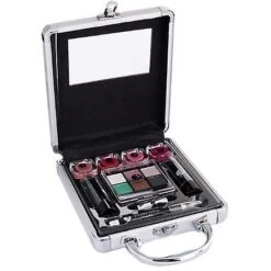 2K TROUSSE 4005004 Beauty Basic Train Case Complete Makeup Palette VALIGETTA EYELINER ROSSETTO OMBRETTO