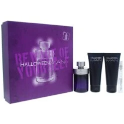 Jesus Del Pozo Halloween Man Confezione Regalo 125 Ml Edt + 100 Ml Doccia Gel + 100 Ml Crema Viso + 10 Ml Edt Uomo