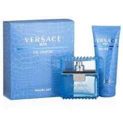 Versace Man Eau Fraiche Confezione Regalo 50 Ml Edt + 100 Ml Bagnoschiuma & Gel Doccia Uomo