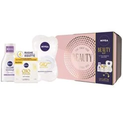 Nivea Beauty Kit Q10 Crema Antirughe Giorno 50 Ml + Maschera Q10 15 Ml + Acqua Micellare 100 Ml