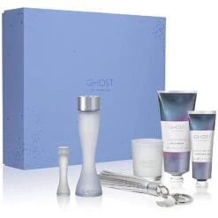 Ghost Original Confezione Regalo 50 Ml Edt + 5 Ml Edt + 100 Ml Balsamo Corpo + 50 Ml Lozione Mani + 50 G Candela + Portachiavi Donna