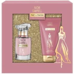 Naomi Campbell Prêt à Porter Confezione Regalo 15 Ml Edt + 50 Ml Lozione Corpo Donna