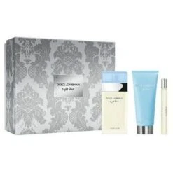 D&G Dolce & Gabbana Light Blue Confezione Regalo 100 Ml Edt + 100 Ml Lozione Corpo + 10 Ml Edt Donna