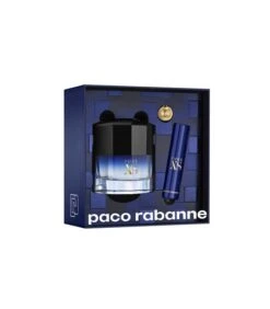 PACO RABANNE PURE XS UOMO KIT CONFEZIONE Eau De Toilette Pure XS 50 Ml + SPRAY DA VIAGGIO 10 Ml + Portachiavi