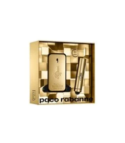 PACO RABANNE 1 MILION KIT CONFEZIONE Eau De Toilette 1 MILION 50 Ml + SPRAY DA VIAGGIO 10 Ml + Portachiavi