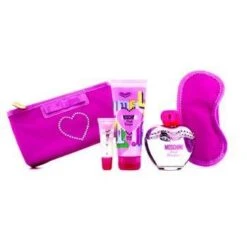 Moschino Pink Bouquet Confezione Regalo 100 Ml Edt + 100 Ml Lozione Corpo + 10 Ml Lip Gloss Donna