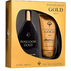 Instituto Espanol Poseidon Gold Men Confezione Regalo 150 Ml Edt + 50 Ml Dopobarba Uomo