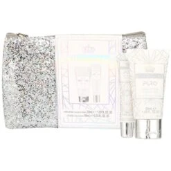 Style & Grace Puro Glitter Bag Confezione Regalo 50 Ml Lozione Mani + 10 Ml Lip Gloss + Pochette Glitterata
