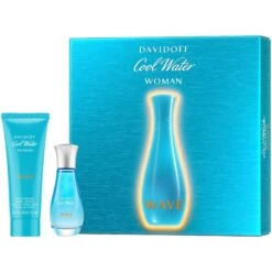 Davidoff Cool Water Woman Wave Confezione Regalo 30 Ml Edt + 75 Ml Lozione Corpo Donna